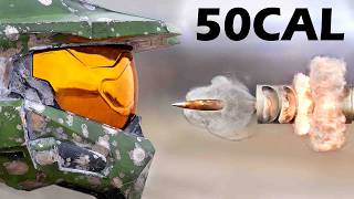 Every Gun VS Bulletproof Master Chief Helmet ft Ballistic HighSpeed [upl. by Nywroc]