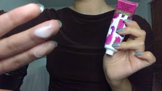 asmr face cream application creamy sounds [upl. by Alemak]