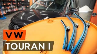 Wie VW TOURAN 1t3 Scheibenwischer wechseln AUTODOC TUTORIAL [upl. by Ylera]