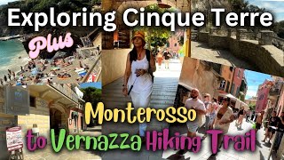 Exploring Cinque Terre Italy Monterosso to Vernazza Hiking Travel Vlog [upl. by Janene]