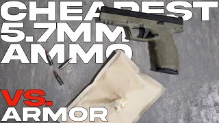 Will the Cheapest Civilian 57mm Ammo Defeat Kevlar Armor [upl. by Ambie]