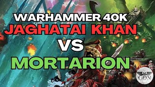 Jaghatai Khan vs Mortarion  Warhammer 40k  Warhawk Excerpt [upl. by Aseret45]