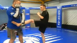 Ross Pearson Striking Combo [upl. by Ahsined]