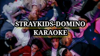 STRAYKIDSDOMINO KARAOKEINSTRUMENTALLYRICS [upl. by Og]