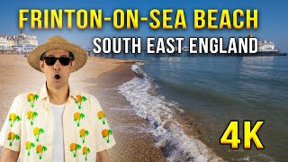 FrintonOnSea Beach Tour South East England 4K 60fps [upl. by Dombrowski]