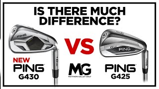 Ping G430 vs Ping G425  Iron Comparison [upl. by Ahsiemaj]