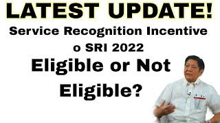 Service Recognition Incentive o SRI 2022 Eligible or not [upl. by Aihsotal52]