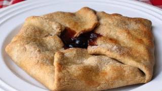 Cherry Folditup Tart  Cherry Galette FreeForm Cherry Pie Recipe [upl. by Aileduab]