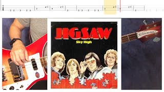 quotSky Highquot  Jigsaw  bass cover amp tab FRANKS BASS COVERS [upl. by Akenihs]