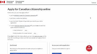 Ciudadanía Canadiense Solicitud en Línea [upl. by Annaegroeg154]