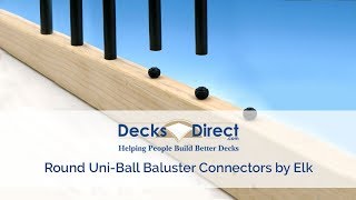 UniBall Baluster Connector For Round Balusters [upl. by Nautna]