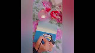 Amazing Car glass painting for beginners step by step💫🌟🔝 shortsviral cuteartsmehr art [upl. by Eesac560]