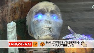 Halloween versiering in Kaatsheuvel  Langstraat TV [upl. by Haem]