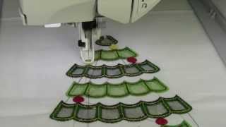 Cutwork Embroidery Christmas Tree by Anita Goodesign [upl. by Sarat]