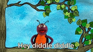 Songs with the Boogiebug  HEY DIDDLE DIDDLE  Nursery Rhyme  Songs for Babies [upl. by Ellynad455]