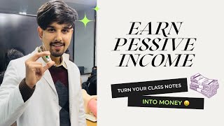 Earn Money as a Student Turn Notes into Cash with This must try website [upl. by Aivatahs]