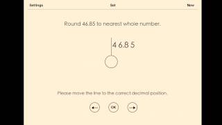 Rounding decimals to the nearest whole number [upl. by Gerrard]