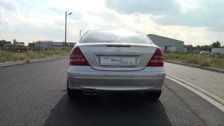 Mercedes CKlasse W203 320  Eisenmann Auspuff Exhaust [upl. by Billat]