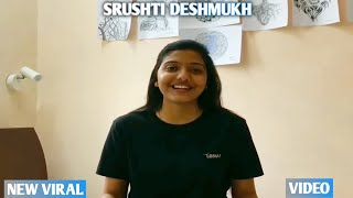 SRUSHTI DESHMUKH 🔥 NEW VIRAL VIDEO  DECLARING HIS MOMENT  UPSC TOPPER  IAS POWER [upl. by Harwin]