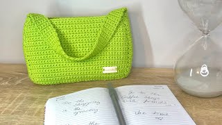 How to Crochet a Handbag Bag Purse Easy Beginner Friendly Step by Step [upl. by Astiram]