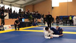 Nicolas Marcho vs Kenji Sette  CFJJB Open de Carcassonne 2019 [upl. by Ellennod]