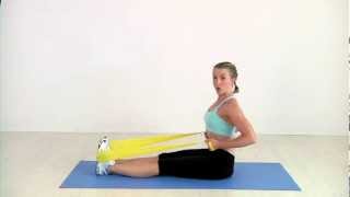 Seated Row  15Minute Resistance Band Workout [upl. by Genevieve]