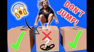 DONT JUMP INTO THE WRONG MYSTERY BOX CHALLENGE 😱  SoCassie [upl. by Maker697]