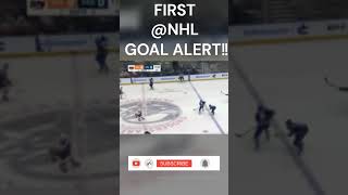 FIRST NHL GOAL FOR Lekkerimäki ON A KILLER ONE TIMER NHL CANUCKS [upl. by Adnovahs]