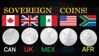 The SILVER OF YOUR NATION TOP 5 SOVEREIGN COINS silver [upl. by Naziaf385]