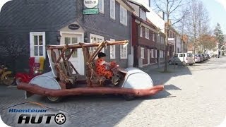 FeuersteinMobil Nachbau beim TÜV 12  Abenteuer Auto [upl. by Benedikt397]