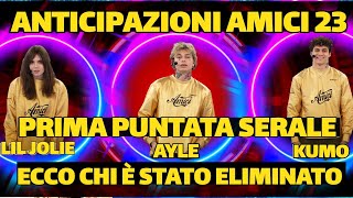 Amici 23  anticipazioni eliminato prima puntata del serale  ecco chi è stato eliminato [upl. by Lance549]