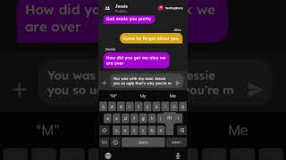 My first texting story the app is texting story if you wanna try on app store [upl. by Schwenk]