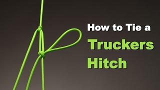 Knots  How to tie a Truckers Hitch  Auto locking version [upl. by Elke]