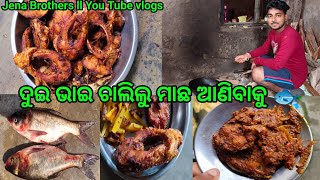 ଏକା ସାଙ୍ଗରେ ସବୁ ଖାଇବା ।। ଦୁଇ ଭାଇ ଚାଲିଲୁ ମାର୍କେଟ ମାଛ ଆଣିବାକୁ Jena Brothers [upl. by Ahsiek516]