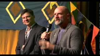 Graham McTavish talks about the wind machines rocks and stone giants HobbitCon 2013 [upl. by Lenahtan]