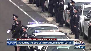 21 Gun Salute Taps and Amazing Grace at IMPD Officer Leaths funeral [upl. by Erin]