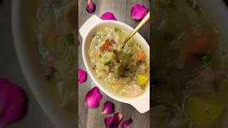 Quick and easy chicken soup for cold and FLU 👍🍲 youtubeshorts food yummy [upl. by Josephine683]