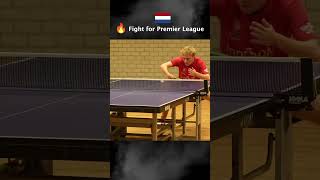 💥 EXPLOSIVE FIGHT for Premier League Lode Hulshof tabletennis tafeltennis pingpong tischtennis [upl. by Aklim531]