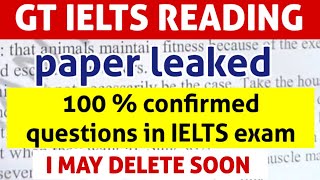 BIG ANNOUNCEMENT for GT IELTS reading Oct ielts exam 2024 ielts ieltsreadingexam [upl. by Danika108]