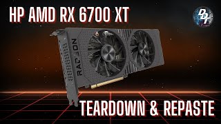 HP AMD Radeon RX 6700 XT  Complete Teardown amp Repaste [upl. by Elsi]