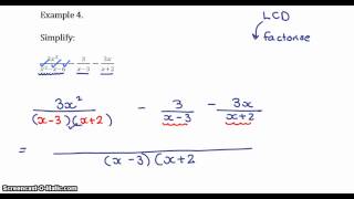 Grade 10 Algebraic fractions  addition and subtraction 2mp4 [upl. by Giark978]