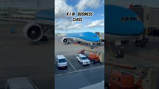 KLM Business Class Experience KLM businessclass travel [upl. by Atidnan]