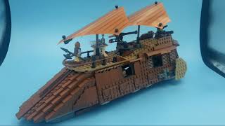 Lego Reviews75020 Jabbas Sail Barge [upl. by Nallad676]