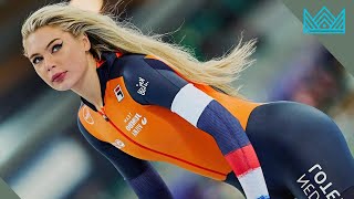 Jutta Leerdam The gorgeous speed skater with Amazing Training Methods [upl. by Nnyliram]