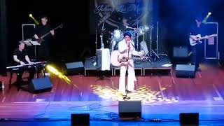 Johnny Lee Memphis as Elvis  Elgin Town Hall Moray Scotland [upl. by Annorah30]