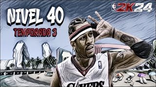 CÓMO LLEGAR al NIVEL 40 FÁCIL Y RÁPIDO en NBA 2K24 TEMPORADA 3 [upl. by Milstone]