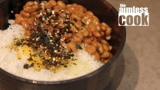 Natto Gohan  Traditional Japanese Breakfast [upl. by Darraj]