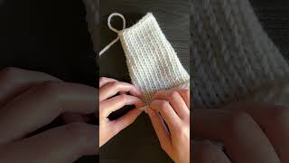 EWrap Cast On on the Sentro Full tutorial on my channel knittingmachine sentro shorts [upl. by Aratal]