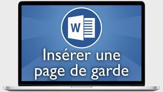 Tutoriel Word 2013  Mettre une page de garde [upl. by Dorr403]