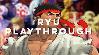 Street Fighter III Third Strike ARCADE  RYU Playthrough amp Ending [upl. by Llaccm605]